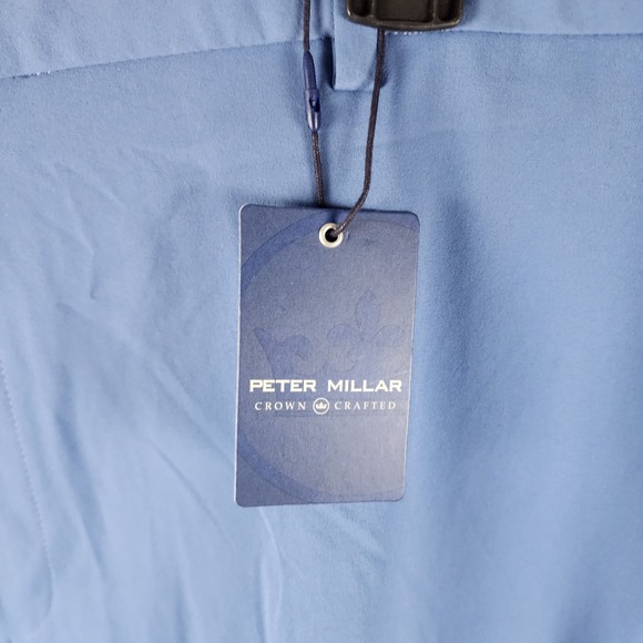 NWT Peter Millar Crown Crafted Stretch Golf Pants Mens 42x34 Lunar Blue - Picture 7 of 12